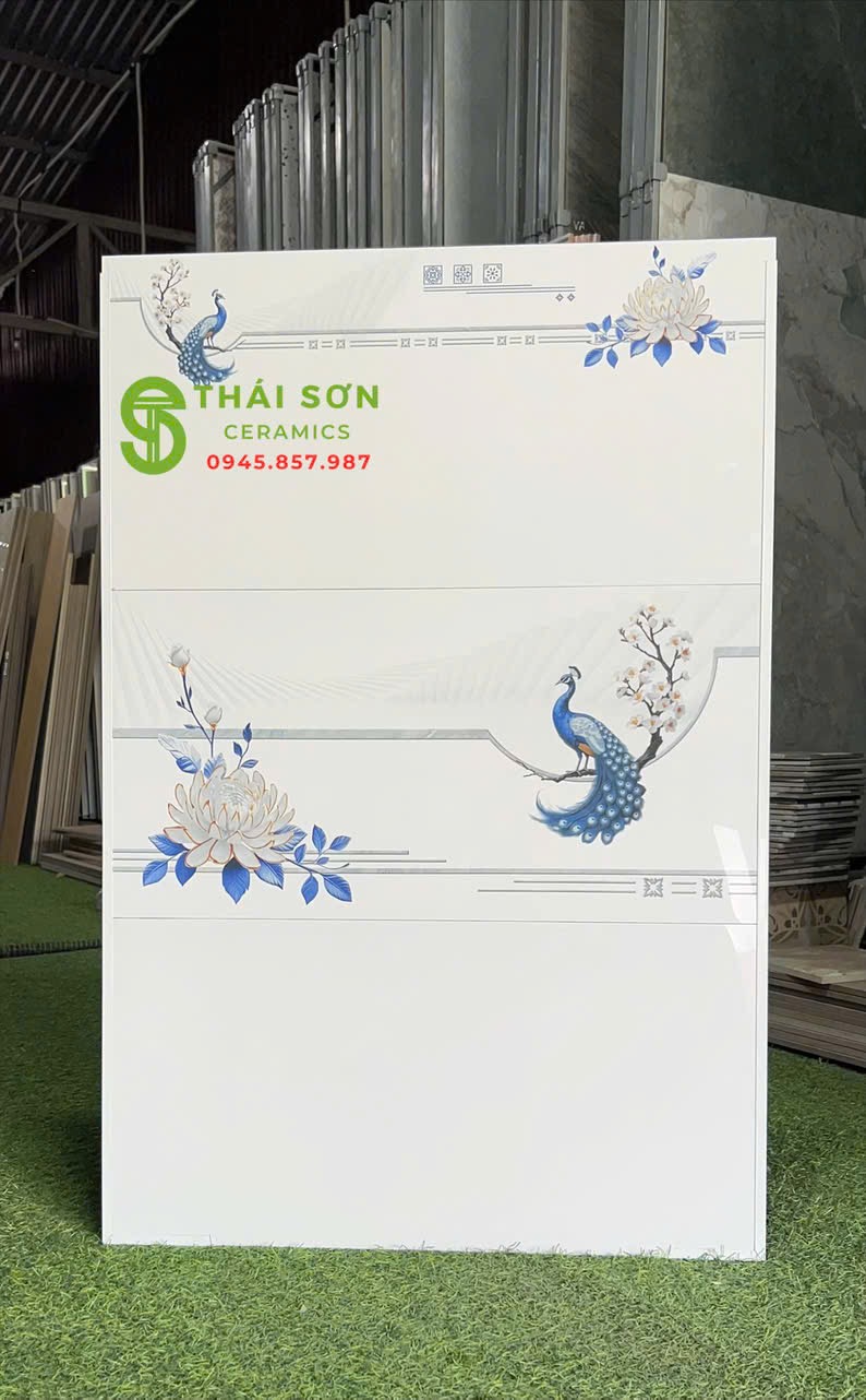 Gạch trắng trơn 30x60 hà thanh bóng kiếng