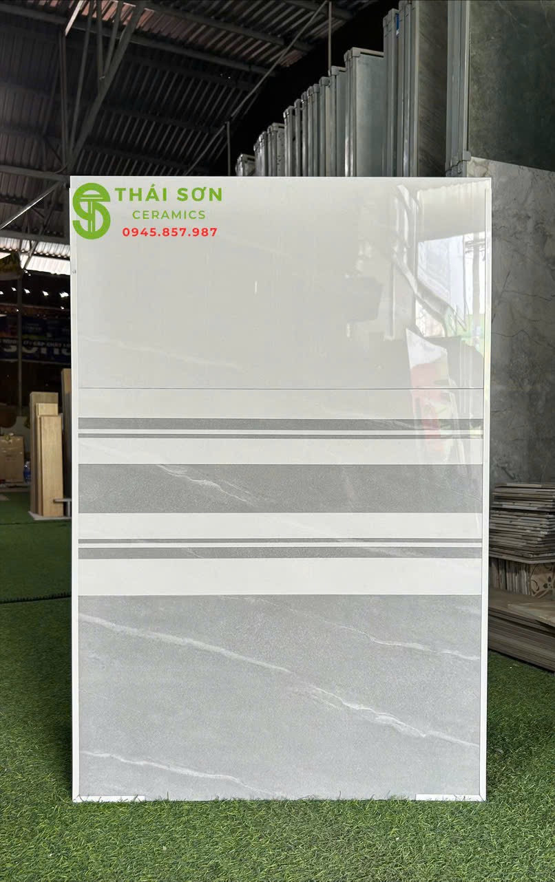 Gạch hà thanh 30x60 bộ đậm nhạt tông xám bóng kiếng