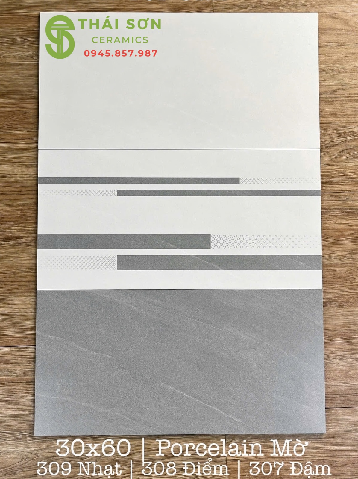 Gạch ốp tường matt mờ 30x60 màu xám bộ đậm nhạt