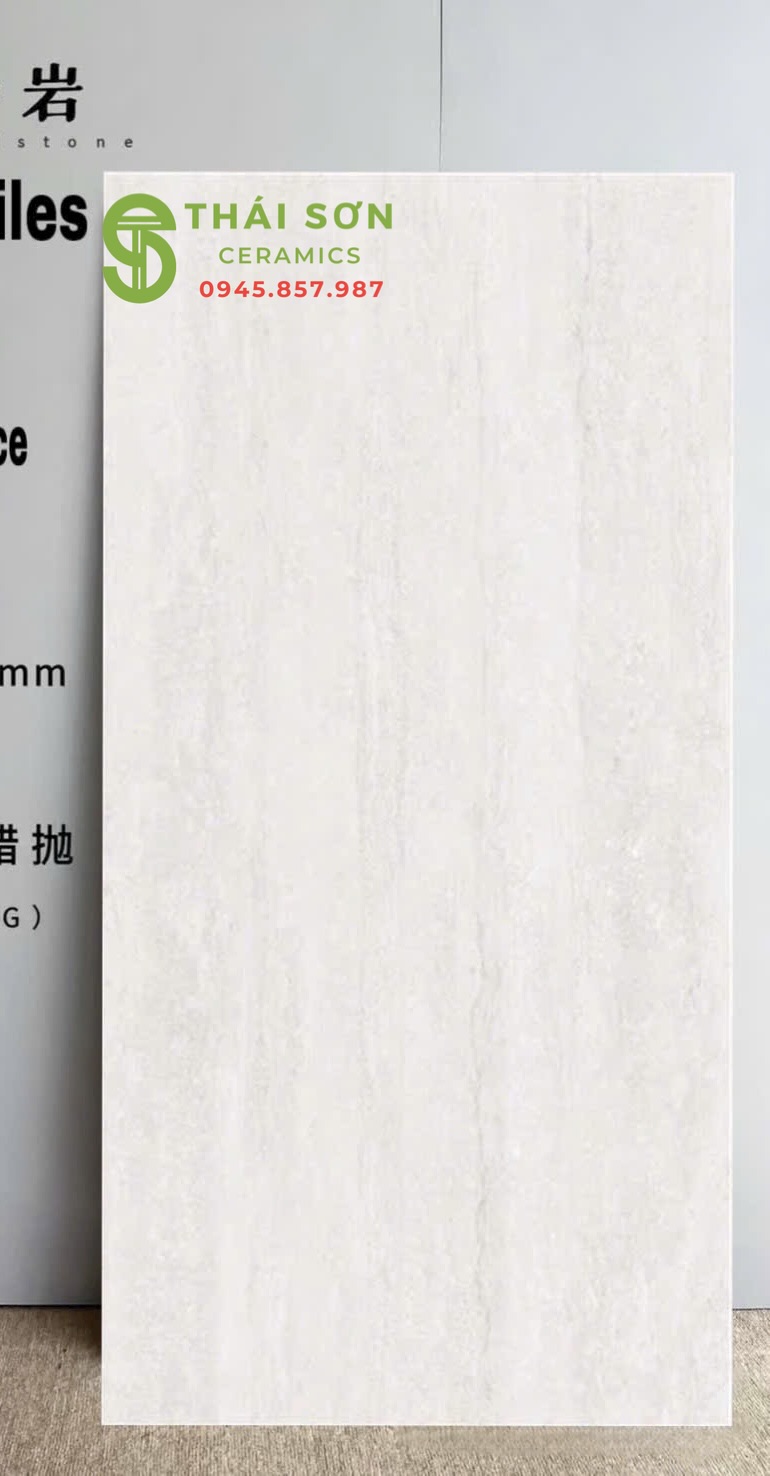 Gạch lát nền travertine 60x120 matt mờ trung quốc