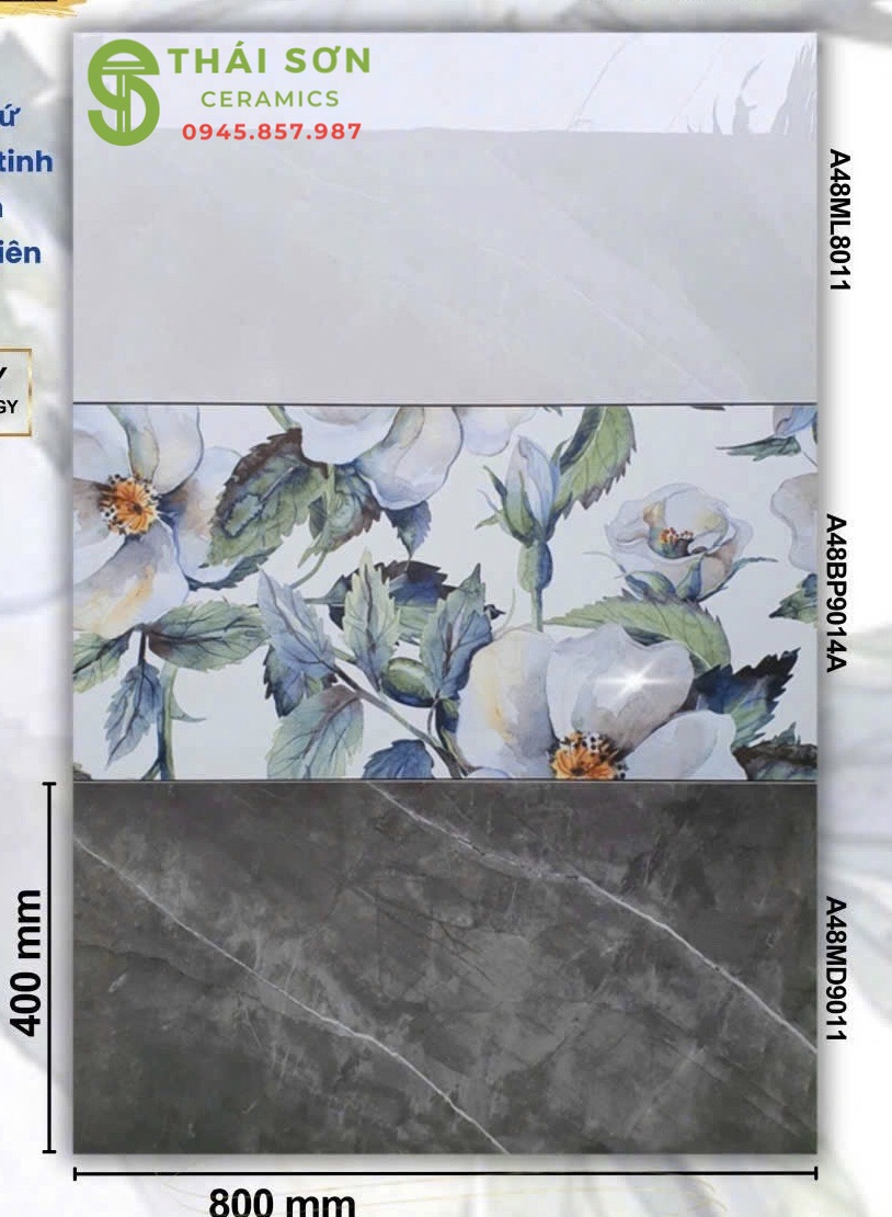 Gạch ốp tường 40x80 apodio màu xám bộ đậm nhạt