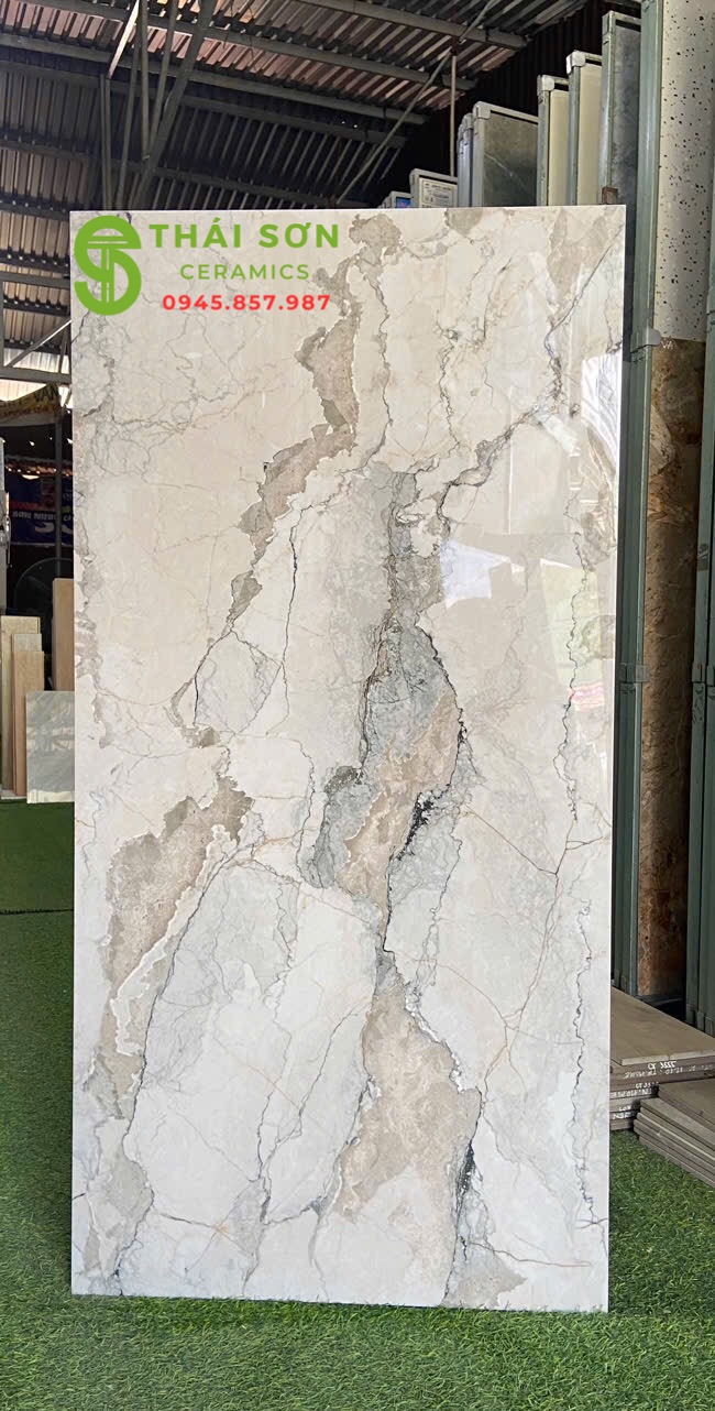 Gạch lát nền 60x120 ấn độ bóng kiếng vân đá marble đẹp