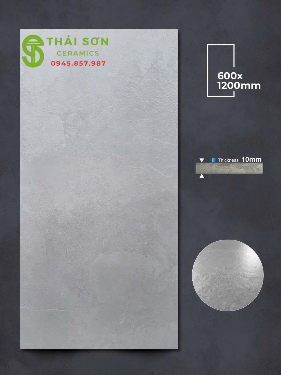Gạch apodio 60x120 lát nền mờ tinh thể vân xám