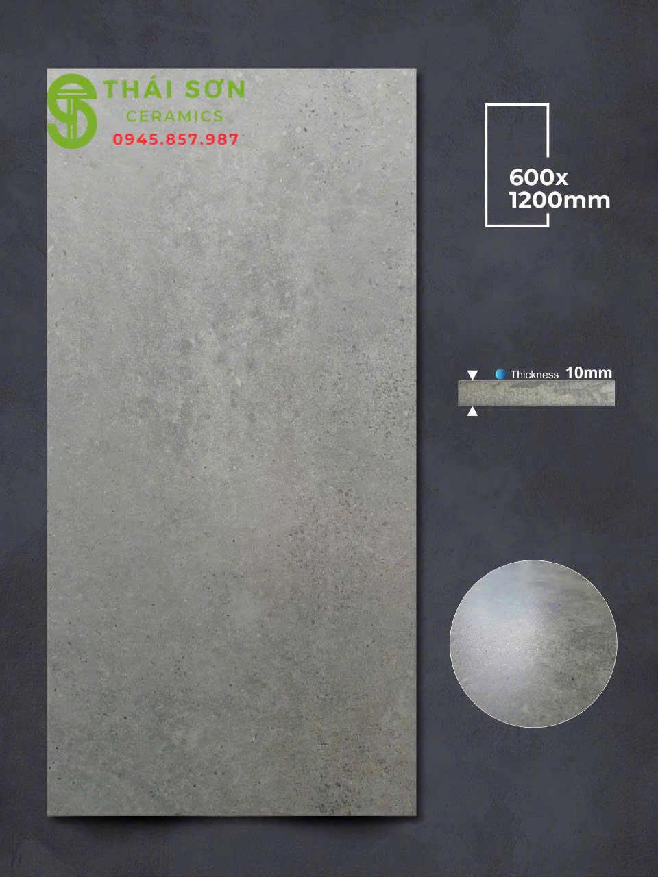 Gạch apodio 60x120 lát nền mờ tinh thể vân xám