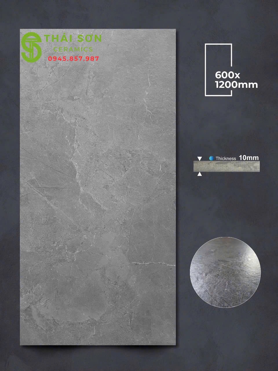 Gạch apodio 60x120 lát nền mờ tinh thể tông đá xám