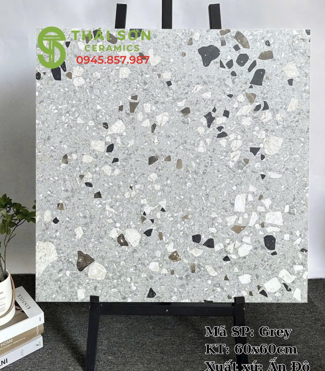 Gạch đá mờ terrazzo 60x60 ấn độ giá rẻ