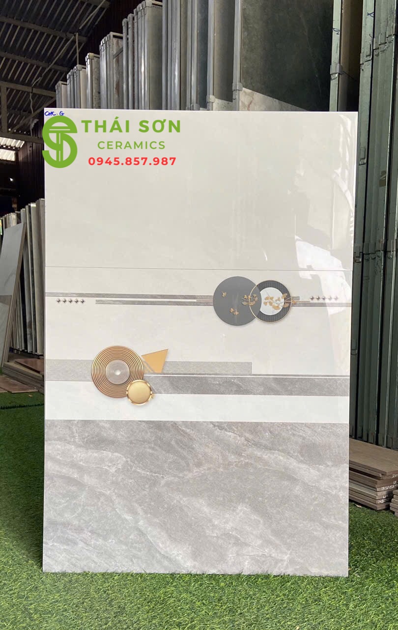 Gạch cmc 30x60 ốp tường phòng khách bóng kiếng