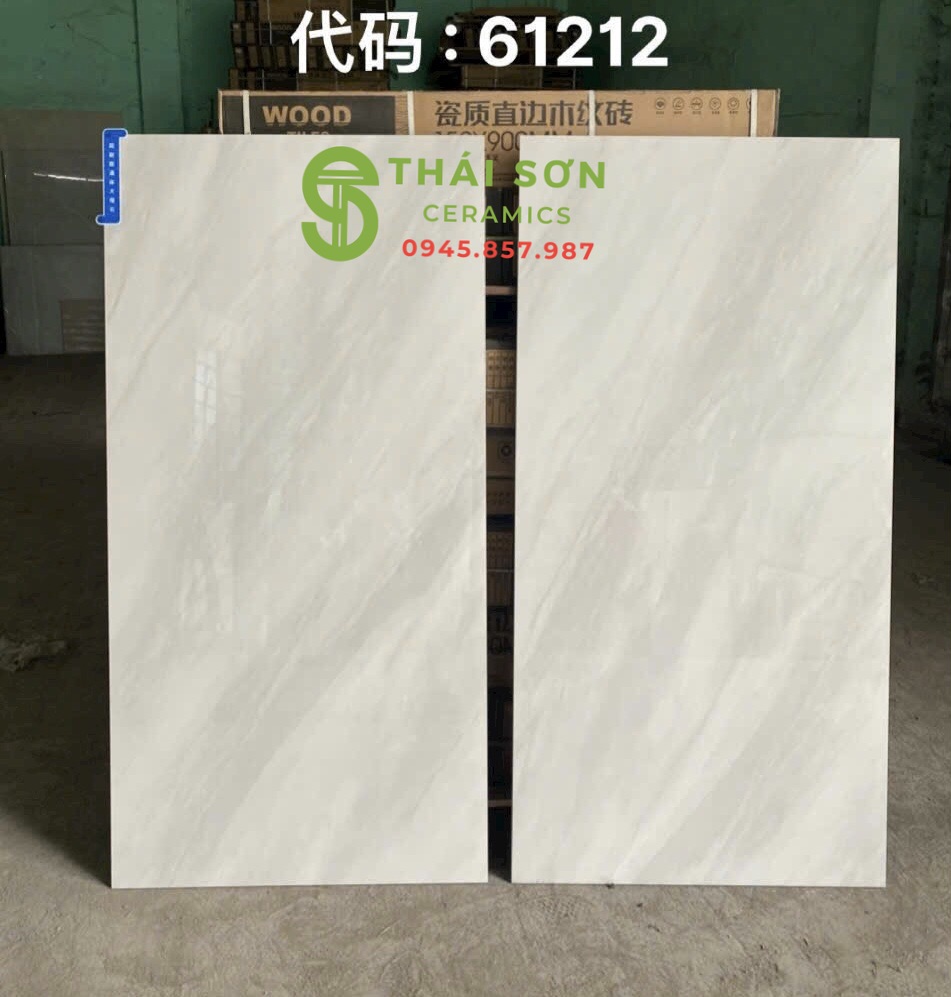 Gạch lát nền 60x120 trung quốc bóng kiếng xám vân đẹp