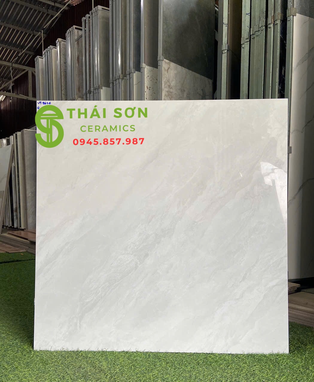 Gạch lát nền vitto 80x80 bóng kiếng màu xám giá rẻ