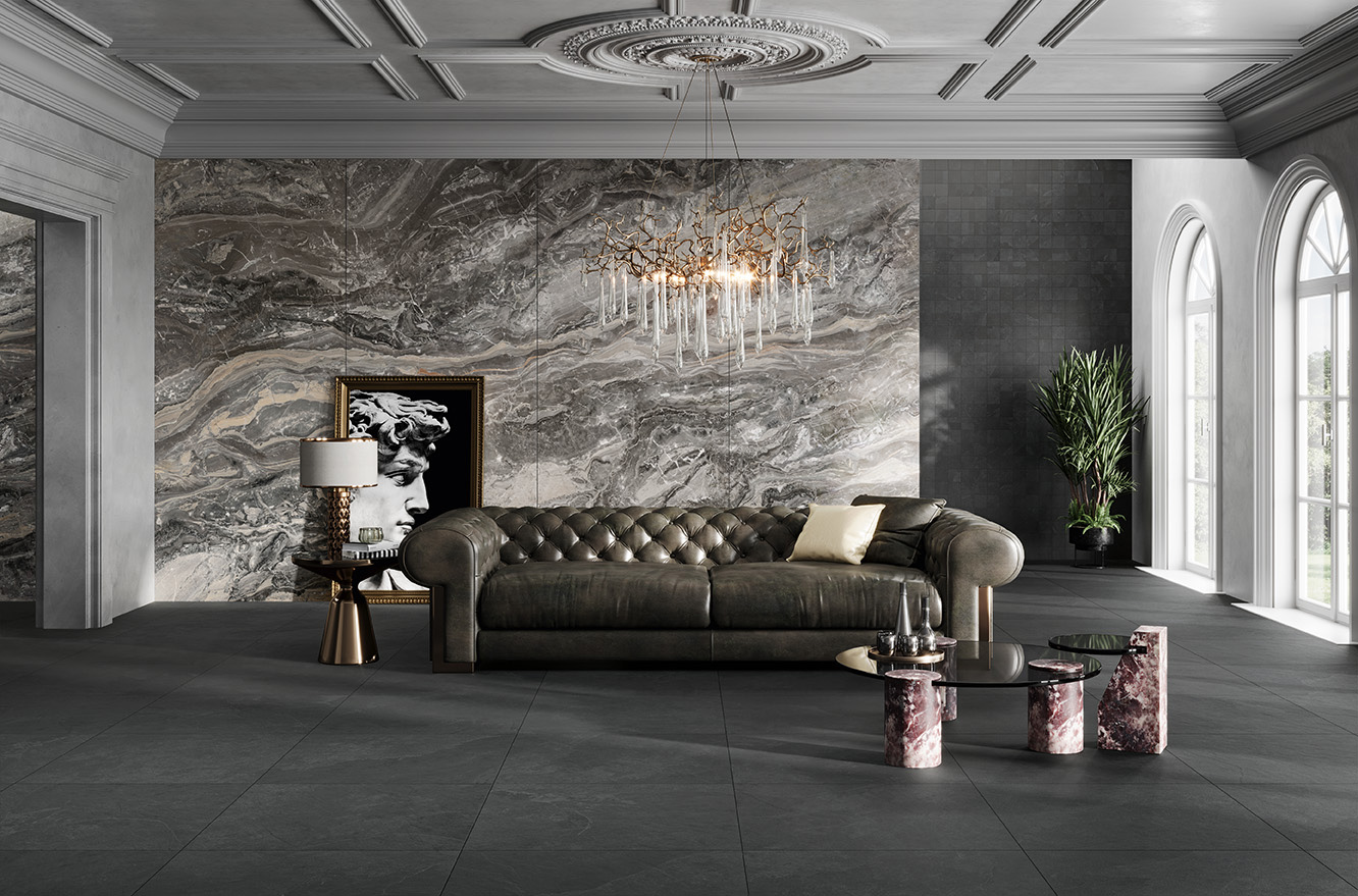 gạch lát nền phòng khách 80x80