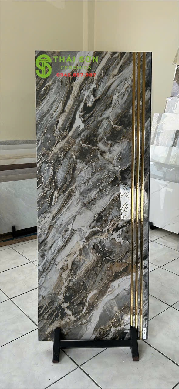 Gạch lót cầu thang 47x120 khắc kim trung quốc