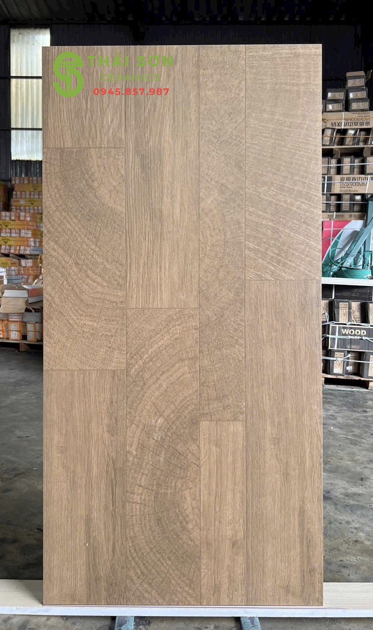 Gạch lát nền vân gỗ 60x120 trung quốc bề mặt mờ