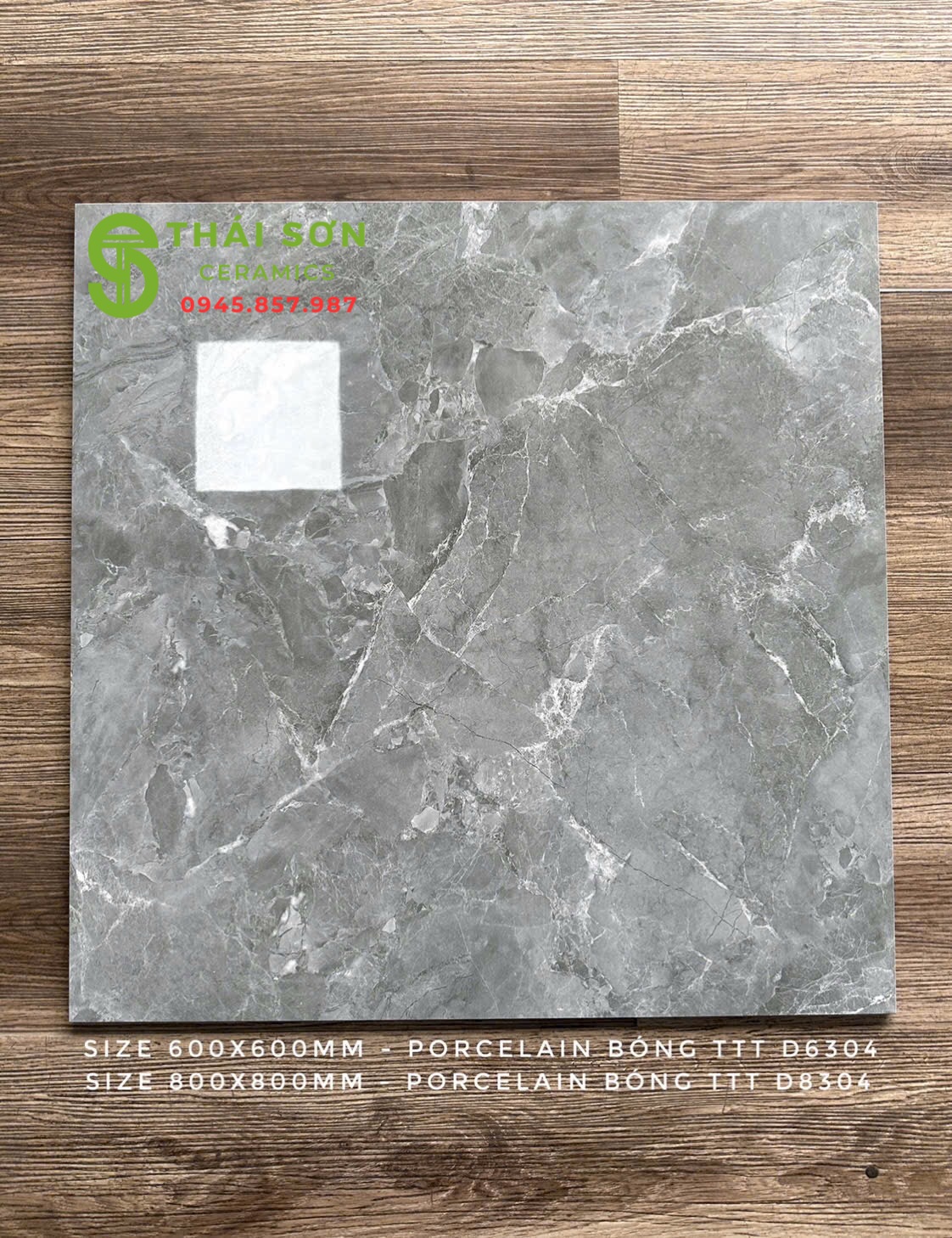 Gạch 80x80 bóng kiếng lát nền takao xám xanh