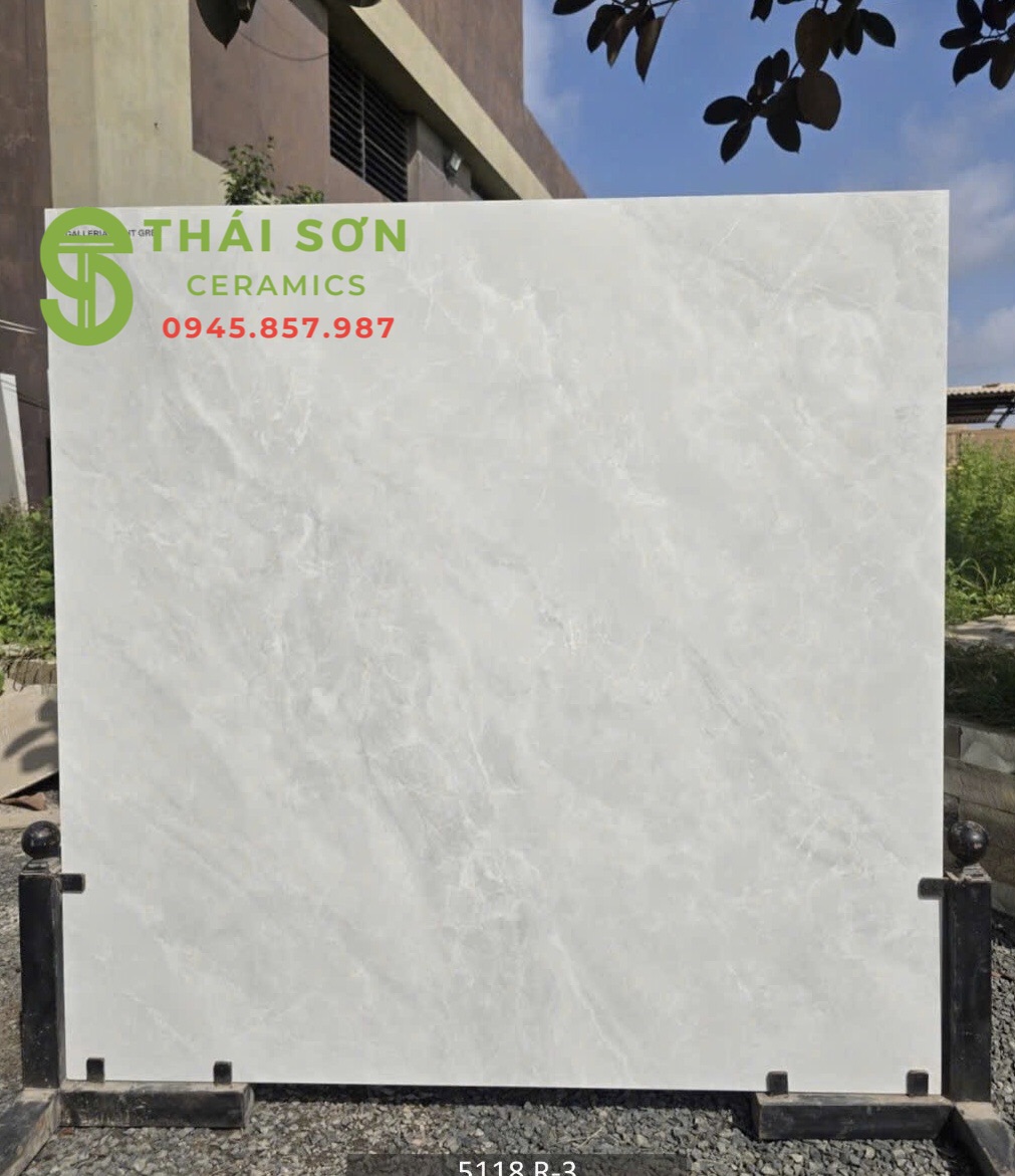 Gạch ấn độ 120x120 ốp lát màu xám bóng kiếng
