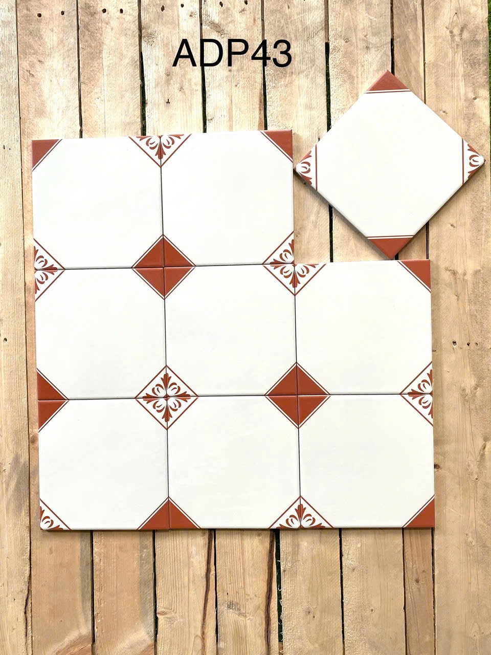 Gạch bông hoa văn 20x20 trung quốc