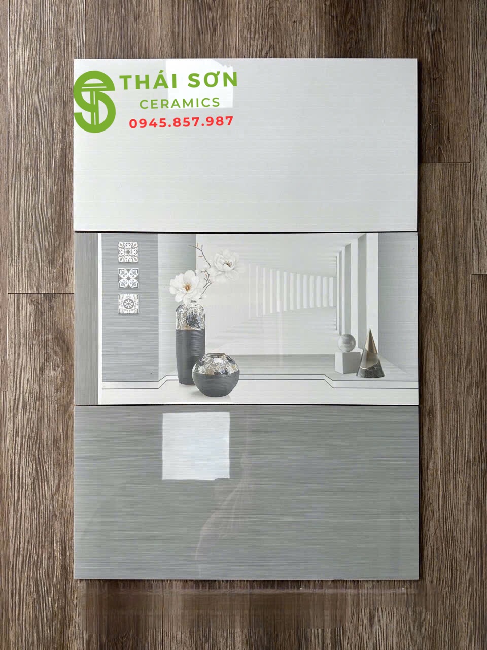 Gạch ốp cmc 40x80 bóng kiếng bộ đậm nhạt