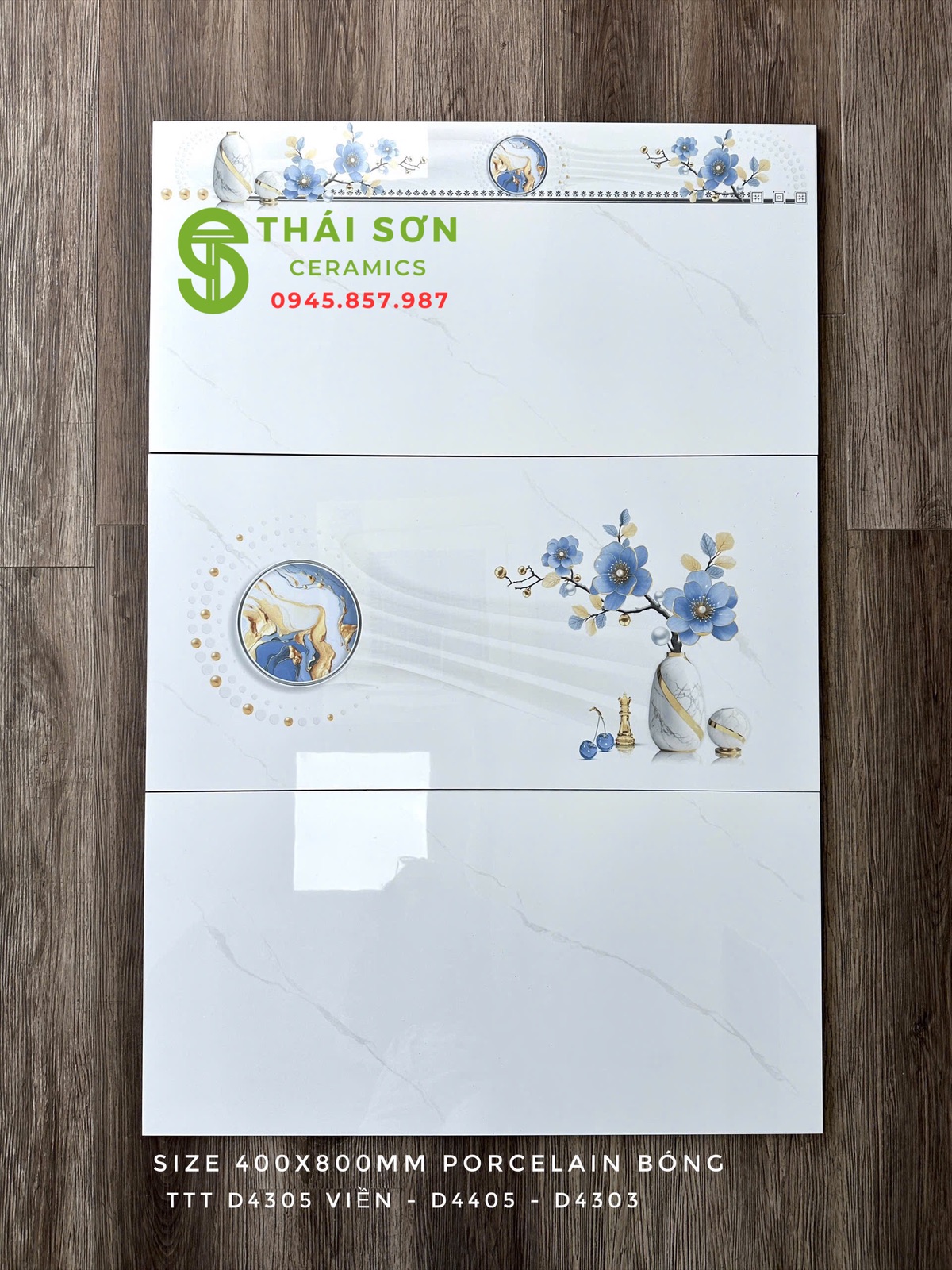 Gạch takao trắng vân mây ốp tường 40x80 bóng kiếng