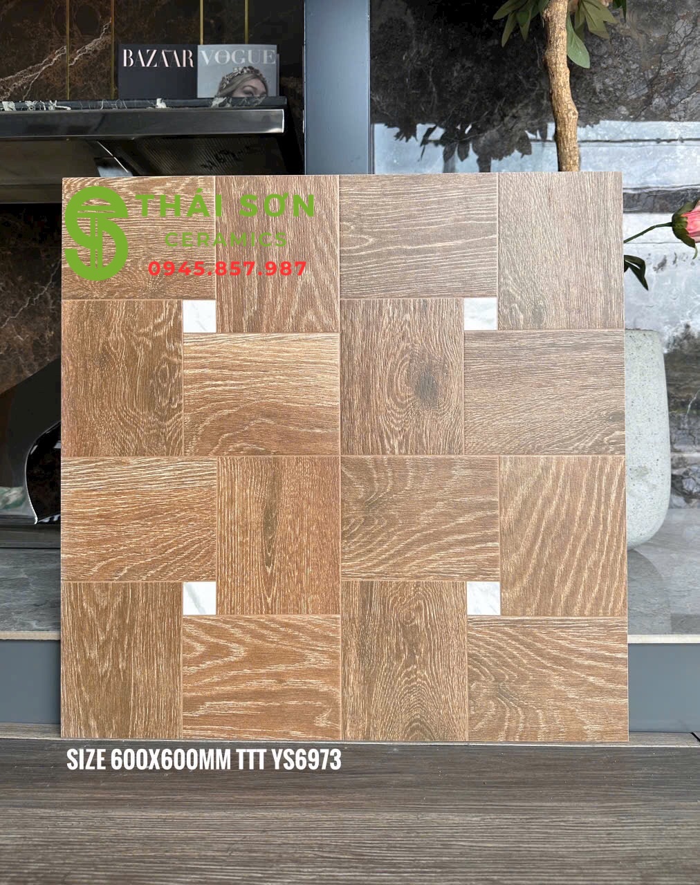 Gạch trung quốc 60x60 vân gỗ ốp lát cao cấp