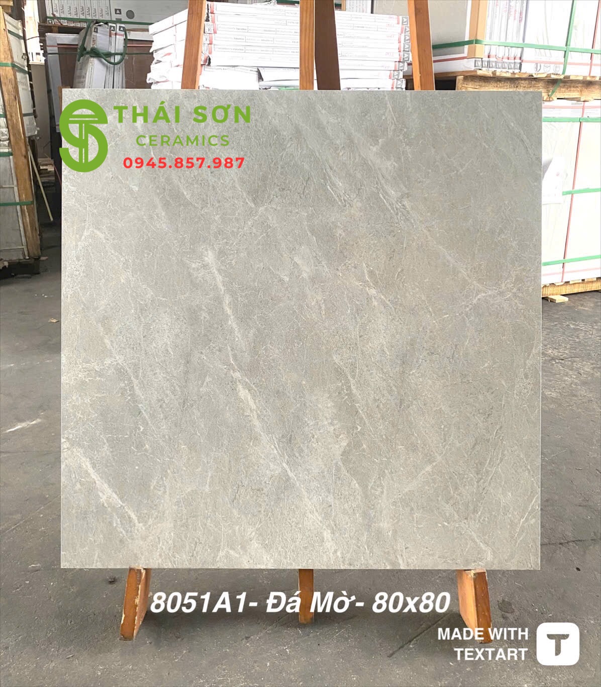 Gạch lát nền á mỹ 80x80 đá mờ màu xám vân