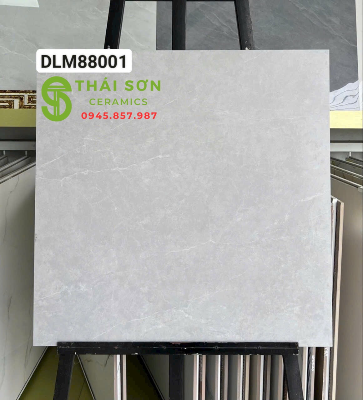 Gạch trung quốc 80x80 lát nền màu xám trắng