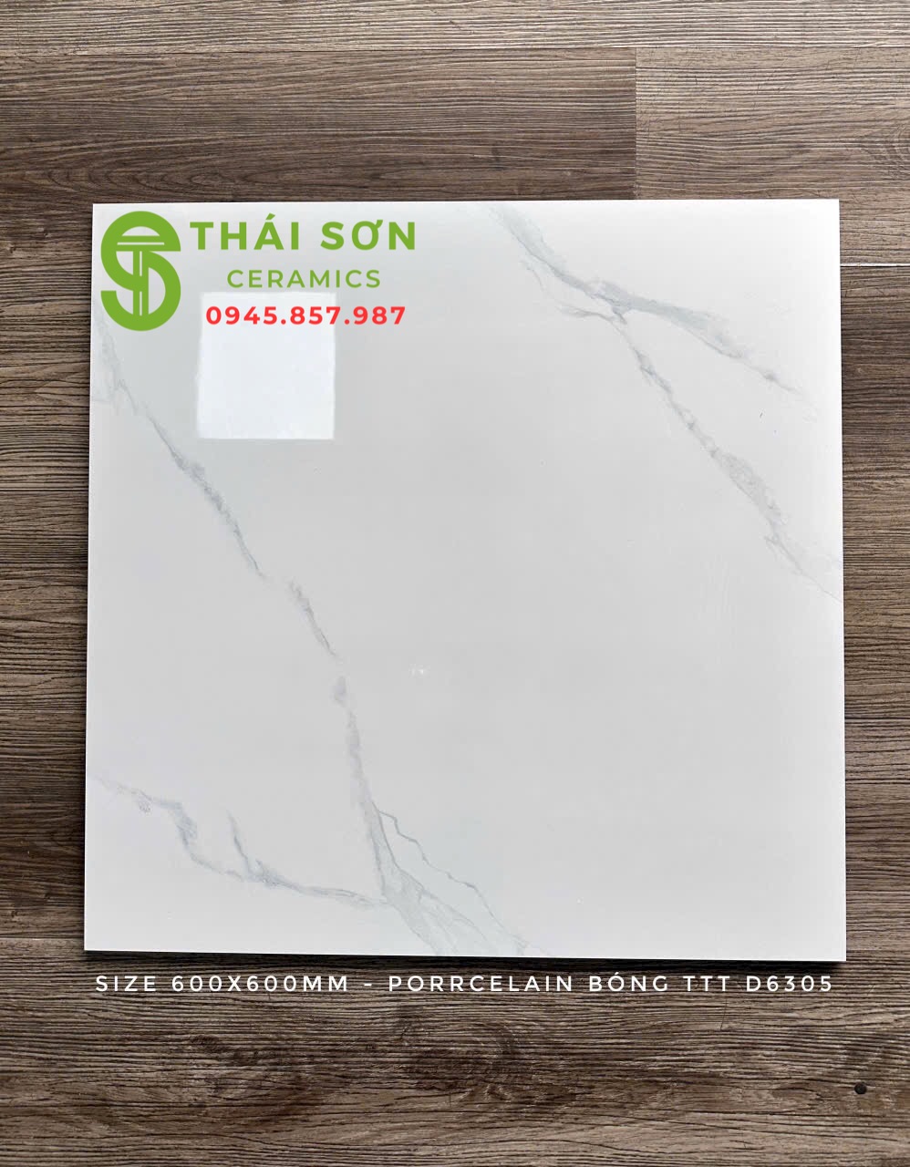 Gạch takao 60x60 bóng kiếng vân mây trắng
