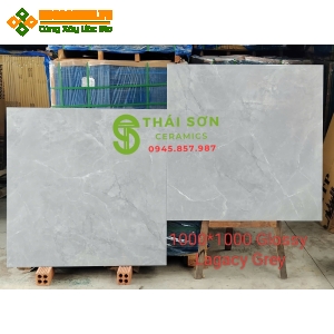 Gạch lát nền 100x100 ấn độ màu xám vân bóng kiếng
