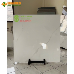 Gạch trung quốc trắng mây 100x100 lát sàn bóng kiếng