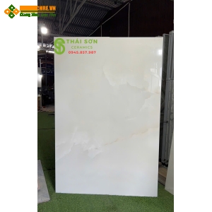 Gạch khổ lớn 120x180 bóng kiếng White Onyx