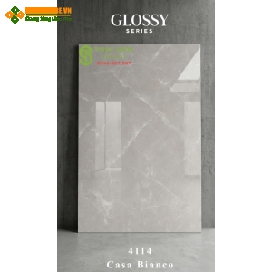 Gạch 120x180 lát nền bóng kính ấn độ Casa Bianco