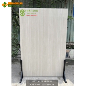 Gạch 120x180 lát nền matt caving tông màu kem đá travertine