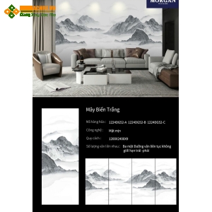 Gạch tranh đá 120x240 mây biển trắng trung quốc