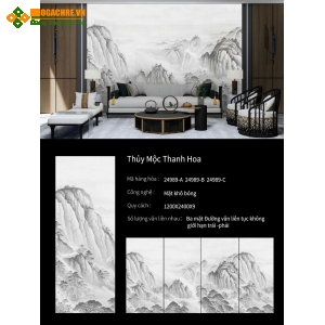 Gạch tranh đá 120x240 thủy mộc thanh hoa