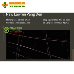 Gạch trung quốc 1600x3200 cao cấp vân vàng đen