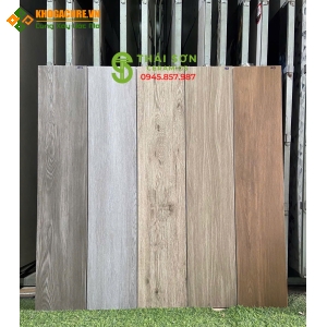 Gạch giả gỗ trung quốc 20x100 đồng chất mài cạnh