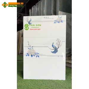 Gạch trắng trơn 30x60 hà thanh bóng kiếng