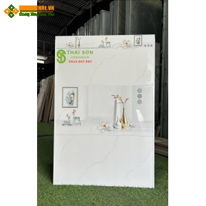 Gạch hà thanh 30x60 trắng vân mây bóng kiếng