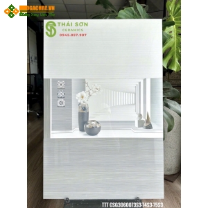 Gạch cmc 30x60 bóng kiếng ốp tường trung cư 