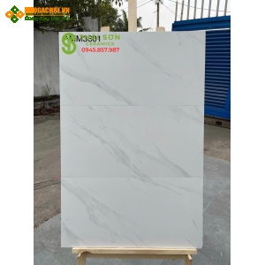 Gạch đá mờ vân trắng mây 30x60 lát nền ban công