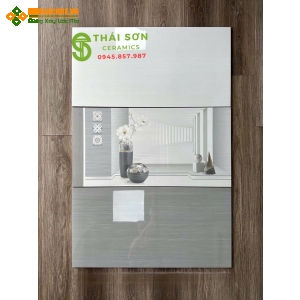 Gạch ốp cmc 40x80 bóng kiếng bộ đậm nhạt