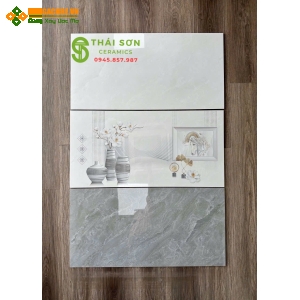 Gạch ốp tường cmc 40x80 đậm nhạt xám vân đá