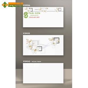 Gạch ốp tường vitto 40x80 trắng tinh bóng kiếng
