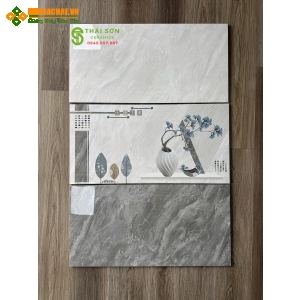 Gạch ốp phòng khách 40x80 bóng kiếng cmc cao cấp
