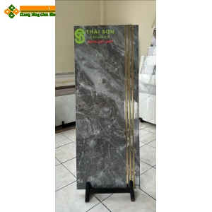 Gạch vân đá xám đen 47x120 trung quốc lát bậc cầu thang 