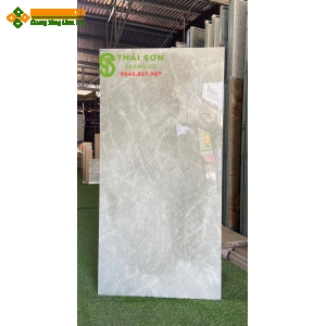 Gạch 60x120 bóng kiếng ấn độ màu xám vân ốp lát đẹp