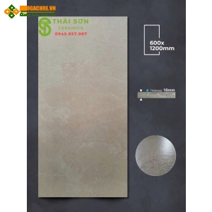 Gạch apodio 60x120 lát nền mờ tinh thể màu vàng kem