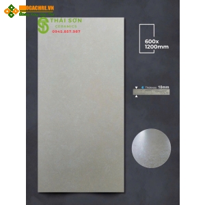 Gạch apodio 60x120 lát nền mờ tinh thể màu kem nhạt
