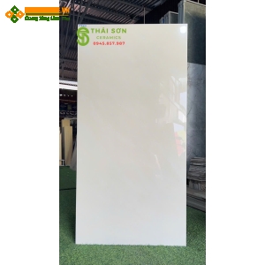 Gạch cmc 60x120 bóng kiếng màu kem vàng