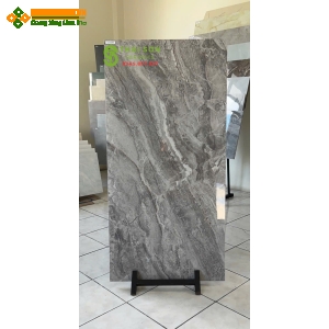 Gạch lát nền 60x120 trung quốc khắc kim màu xám đá