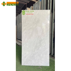 Gạch màu xám vân lát nền 60x120 tasa bề mặt bóng kiếng