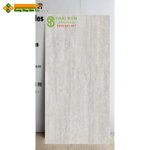 Gạch khổ lớn travertine 60x120 trung quốc màu xám 